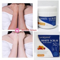 LA BOURSE PARIS WHITENING SCRUB FOR FACE AND BODY 250G LA BOURSE PARIS WHITENING SCRUB FOR FACE AND BODY 250G