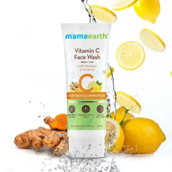 Mamaearth Vitamin C Face Wash 100ml Mamaearth Vitamin C Face Wash 100ml
