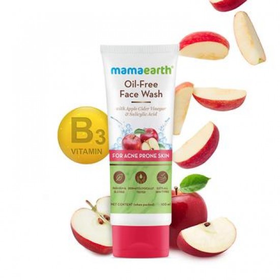 Mamaearth Apple Cider Vinegar & Salicylic Acid Face Wash 100ml Mamaearth Apple Cider Vinegar & Salicylic Acid Face Wash 100ml