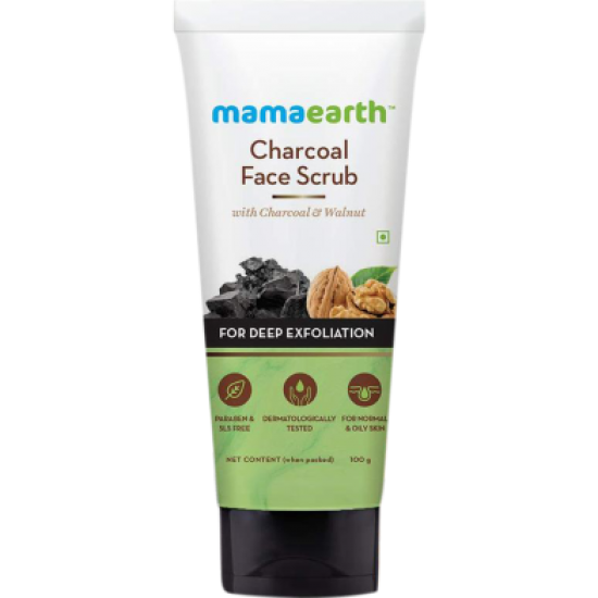 Mamaearth Charcoal Face Scrub 100ml Mamaearth Charcoal Face Scrub 100ml