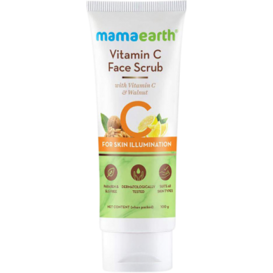 Mamaearth Vitamin C Face Scrub 100ml Mamaearth Vitamin C Face Scrub 100ml