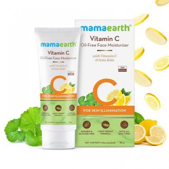 Mamaearth Vitamin C Oil-Free Moisturizer Cream 80gm Mamaearth Vitamin C Oil-Free Moisturizer Cream 80gm