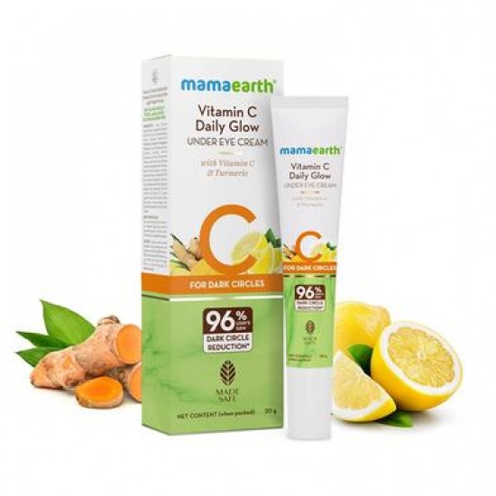 Mamaearth Vitamin C Daily Glow Under Eye Cream 20gm Mamaearth Vitamin C Daily Glow Under Eye Cream 20gm