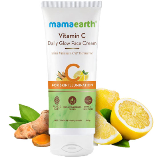 Mamaearth Vitamin C Daily Glow Face Cream 80gm Mamaearth Vitamin C Daily Glow Face Cream 80gm