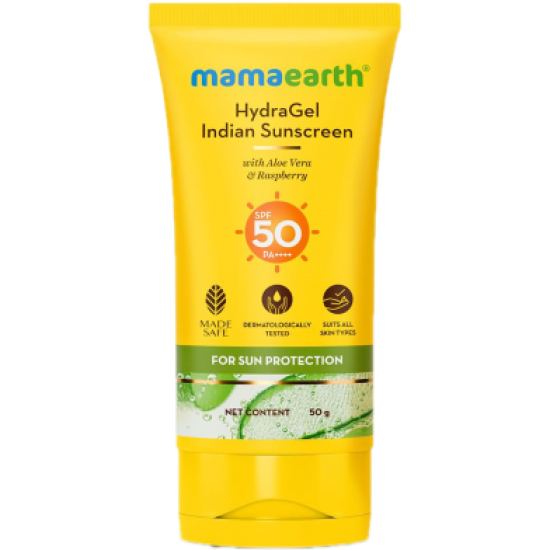 Mamaearth HydraGel Sunscreen SPF50 Cream 50gm Mamaearth HydraGel Sunscreen SPF50 Cream 50gm