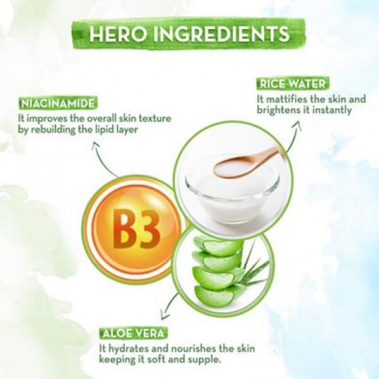 Mamaearth Rice Oil-Free Moisturizer Cream 80gm