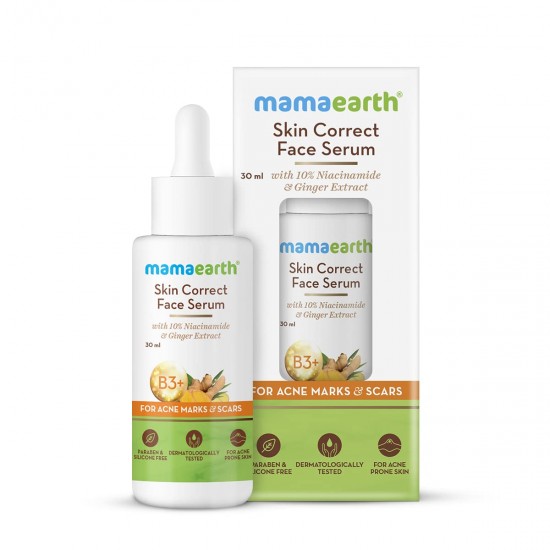Mamaearth Skin Correct Face Serum with Niacinamide and Ginger 30ml Mamaearth Skin Correct Face Serum with Niacinamide and Ginger 30ml