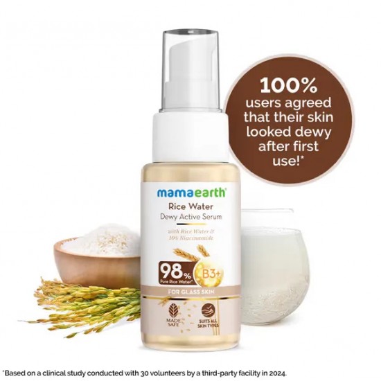 Mamaearth Rice Water Dewy Active Serum 50ml Mamaearth Rice Water Dewy Active Serum 50ml